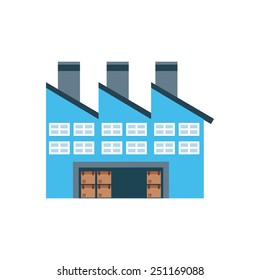 warehouse poster design, vector illustration eps10 graphic 