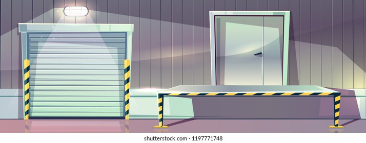 Rolling Garage Door Stock Illustrations Images Vectors