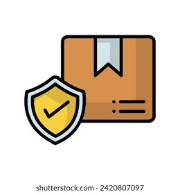 warehouse safty sign icon with white background vector stock illustration