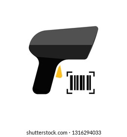 Warehouse scanner icon. Clipart image isolated on white background