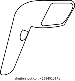 Warehouse scanner icon. Clipart image, Bar code scanner icons vector graphic designs elements, solid pictogram, clipart avatar logotype ,isolated on transparent background. Symbols, logo, template