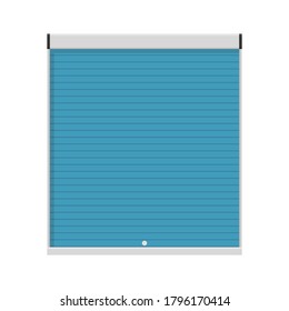 Warehouse shutter door vector. warehouse shutter door on white background.