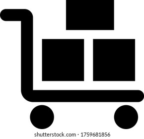 warehouse storage icon vector for web and apps