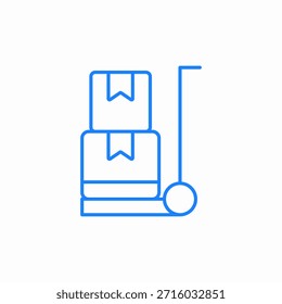 Lagerwagen-Symbol, Vektorsymbol