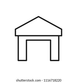 warehouse vector icon
