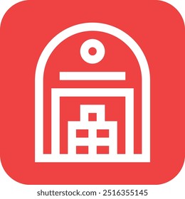Warehouse Vector Icon Design Illustration