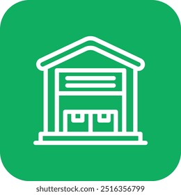Warehouse Vector Icon Design Illustration