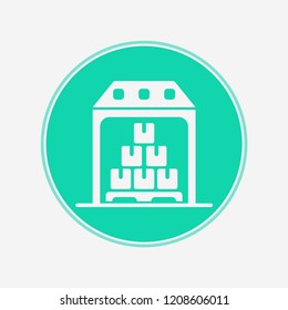 Warehouse vector icon sign symbol
