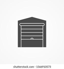Warehouse vector icon sign symbol