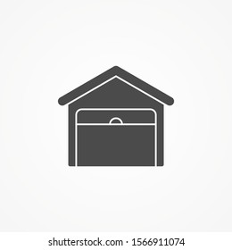 Warehouse vector icon sign symbol