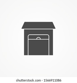 Warehouse vector icon sign symbol