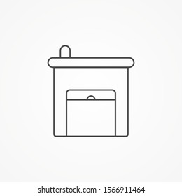 Warehouse vector icon sign symbol