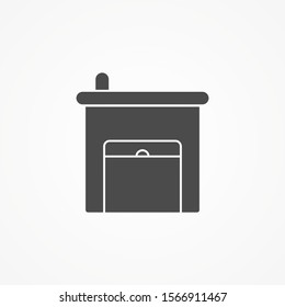 Warehouse vector icon sign symbol