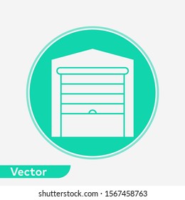 Warehouse vector icon sign symbol