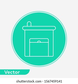 Warehouse vector icon sign symbol