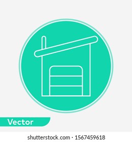 Warehouse vector icon sign symbol