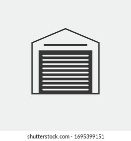warehouse vector icon storage room