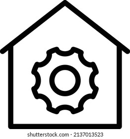 warehouse Vector illustration on a transparent background. Premium quality symbols. Stroke vector icon for concept and graphic design.