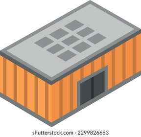 warehouse Vector illustration on a transparent background. Premium quality symbols. Flat icons for concept and graphic design.