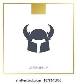 icono de warior. Ilustración del vector EPS 10.