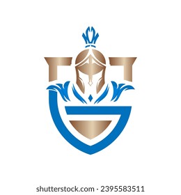logo de warior simple limpio, moderno y elegante