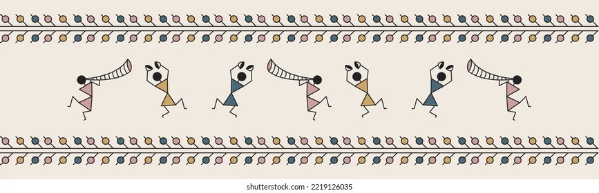 Warli-Malerei, indische Stammeskunst