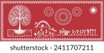 Warli Wonders: Capturing Rural Serenity. Warli Art, Rural Life Illustration, Traditional Indian Painting.