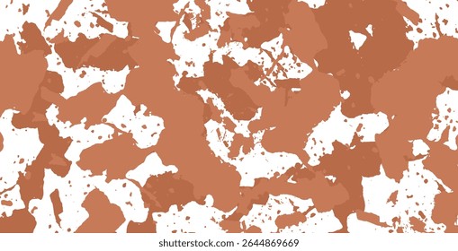 Um fundo abstrato quente com padrões laranja e marrom, perfeito para temas de outono, desenhos acolhedores ou exibições artísticas. O espaço em branco permite personalização.