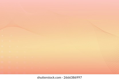 Warm abstract gradient background with flowing wave lines in orange and yellow tones. Elegant and modern design ideal for wellness, beauty, branding, packaging, or digital presentations.