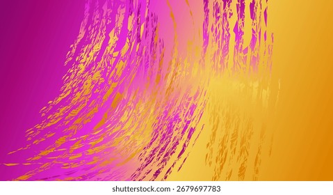 Warm Abstract Gradient with Purple and Yellow Brush Strokes.