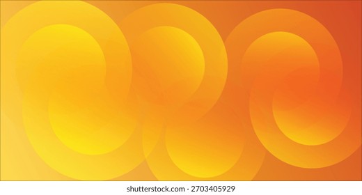 Warm Abstract Orange Yellow Circle Design: Bright Background for Creative Projects