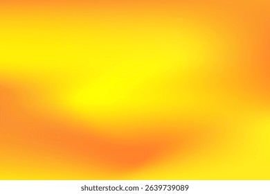 Warm abstract yellow and orange gradient background featuring seamless blending transitions, ideal for creative designs poster and banner.