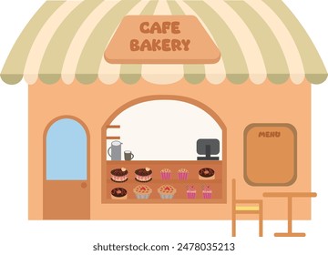 The warm atmosphere of the bakery cafe invites you to enjoy the aroma of fresh bread and cakes. The perfect place to share stories and find joy in every bite.