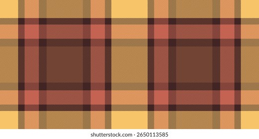 Padrão de xadrez outonal quente em tons terrosos de marrom, laranja e amarelo. Perfeito para projetos com faltas temáticas, projetos têxteis ou como imagem de fundo.