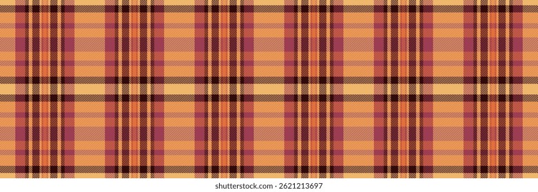 Quente padrão de xadrez de outono.  Perfeito para design têxtil, projetos com faltas ou como imagem de fundo.  Os tons ricos e terrosos evocam uma sensação de conforto e charme rústico.
