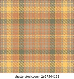 Warm autumnal plaid pattern.  Perfect for fallthemed designs, textile prints, or website backgrounds. This seamless texture evokes feelings of comfort and warmth.