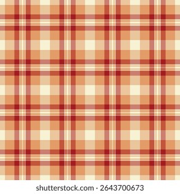 Warm autumnal plaid pattern.  Perfect for fallthemed designs, textile prints, or website backgrounds.  The repeating texture offers a cozy and inviting aesthetic, symbolizing comfort and tradition.
