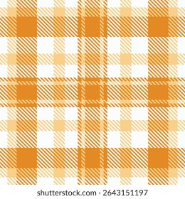 Warm, autumnal plaid pattern in shades of orange and cream.  Perfect for fallthemed designs, textile projects, or as a background image.