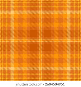 Warm autumnal plaid pattern in vibrant orange and cream hues.  Perfect for fallthemed designs, textile projects, or as a background texture.  Evokes feelings of warmth, comfort, and rustic charm.