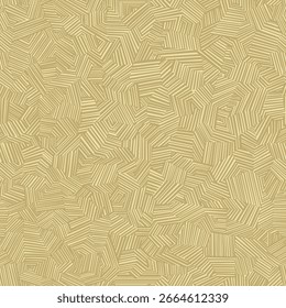 Warm beige and gold pattern with fine strokes, ideal for textiles, wallpapers, and elegant packaging projects