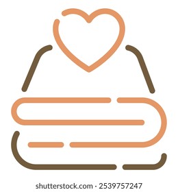 Ícone de cobertor quente para web, app, infográfico, etc