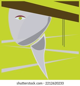 Warm and Bold Vector Design With An Alien Concept