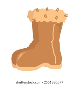Botas calientes Ropa para el invierno aislado