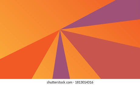 a warm bright background and attracts a vibrant orange color