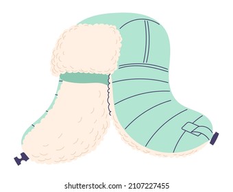 Warmes Oberteil von Winterkleidung und Oberbekleidung.