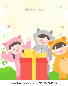 A warm Children's Day shopping event. 