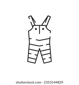 Warm clothes autumn and winter line icon. Knitted sweater. Doodle winter clothes vector collection. Vector sketch on white. Seasonal Design elements