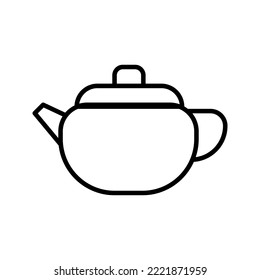 warm coffee kettle vector icon
