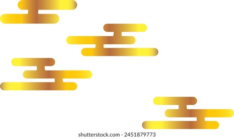 Warm color Japanese pattern background illustration material