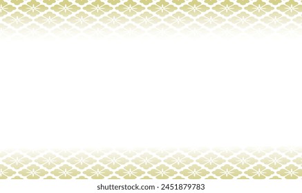 Warm color Japanese pattern background illustration material